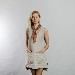 Jungmaven Aspen Jumper Dress - Oatmeal - Small